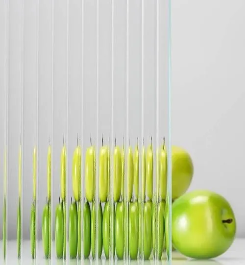 Reeded glass