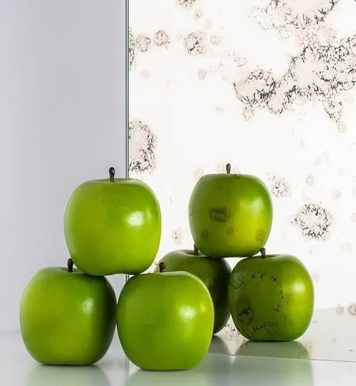 Antique mirror grigio argento